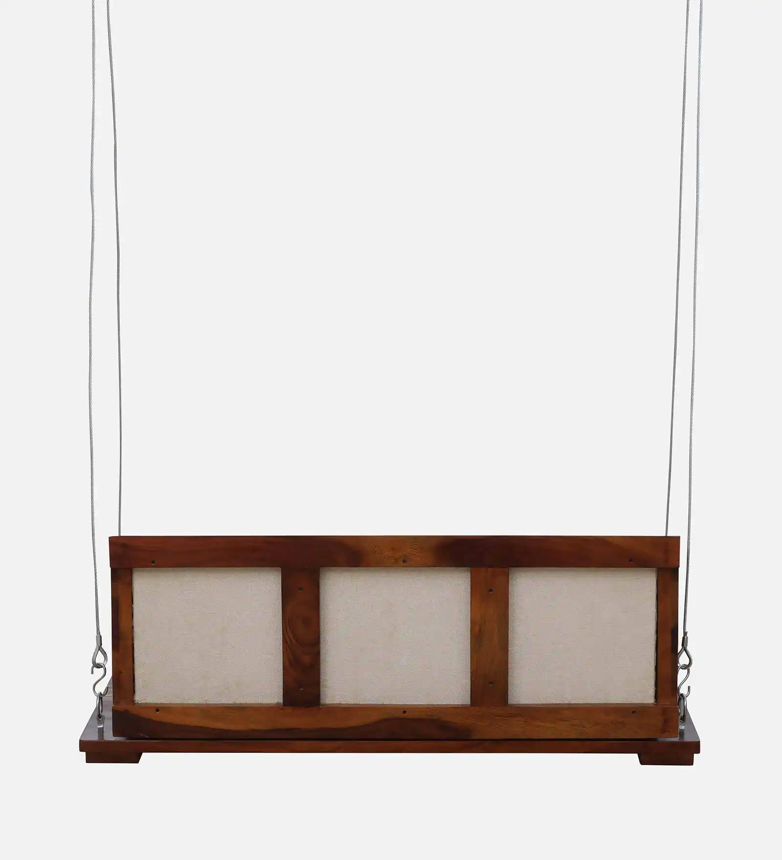 Kairon Luxury Wooden Swing Bench in Honey Oak Finish - Image 4