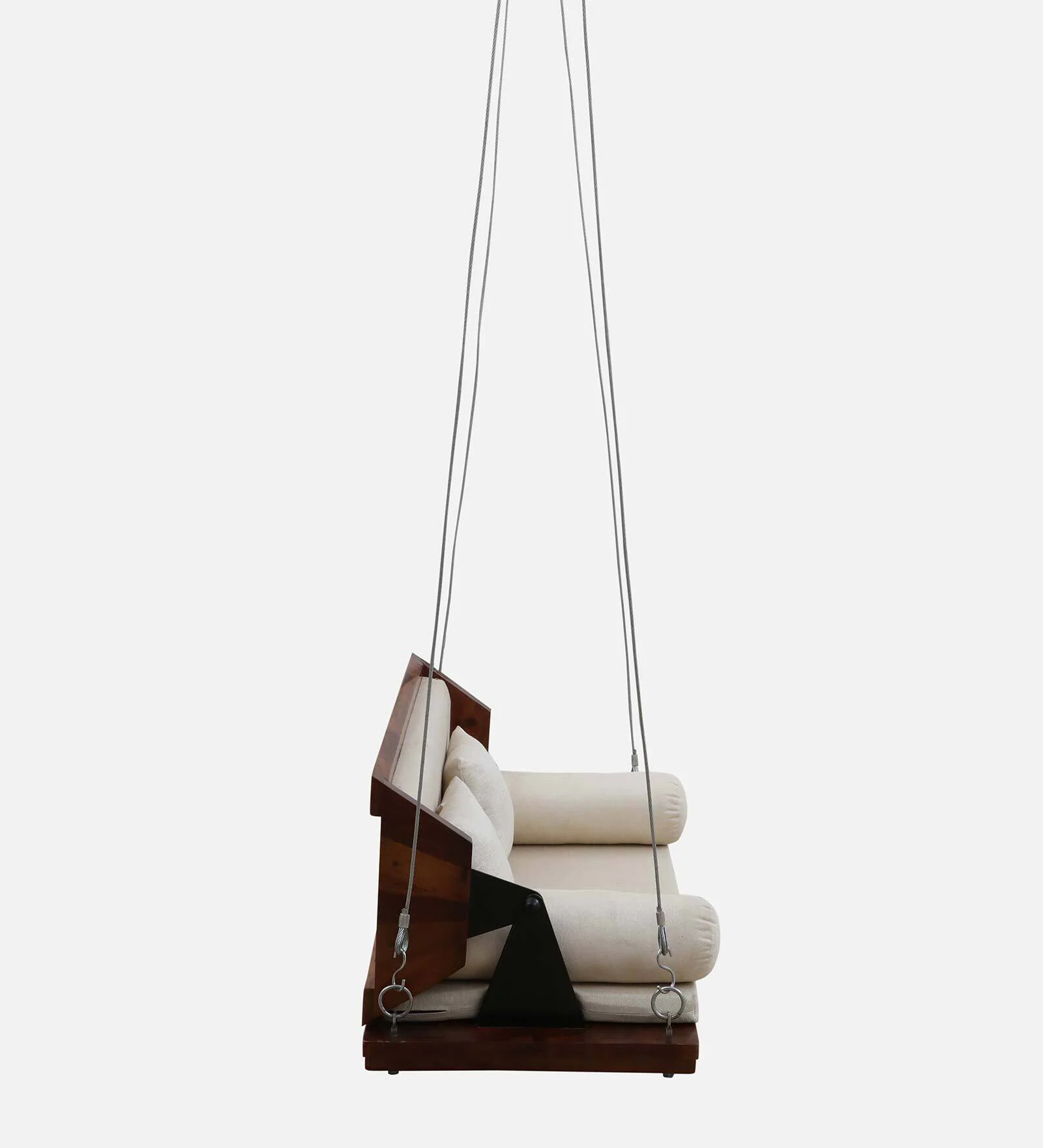 Kairon Luxury Wooden Swing Bench in Honey Oak Finish - Image 6