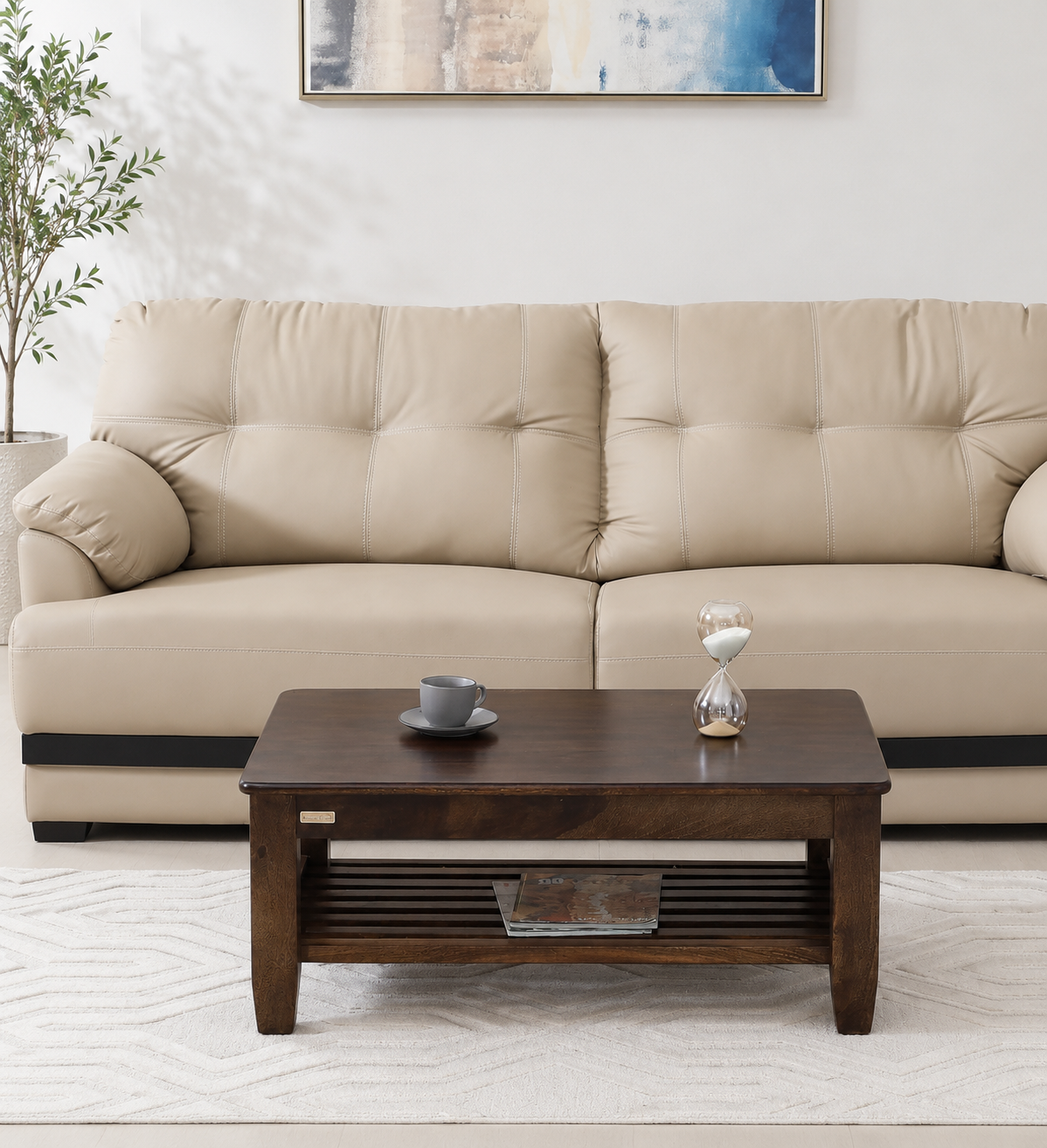 Kensington Premium Solid Wood Center Table for Living Room