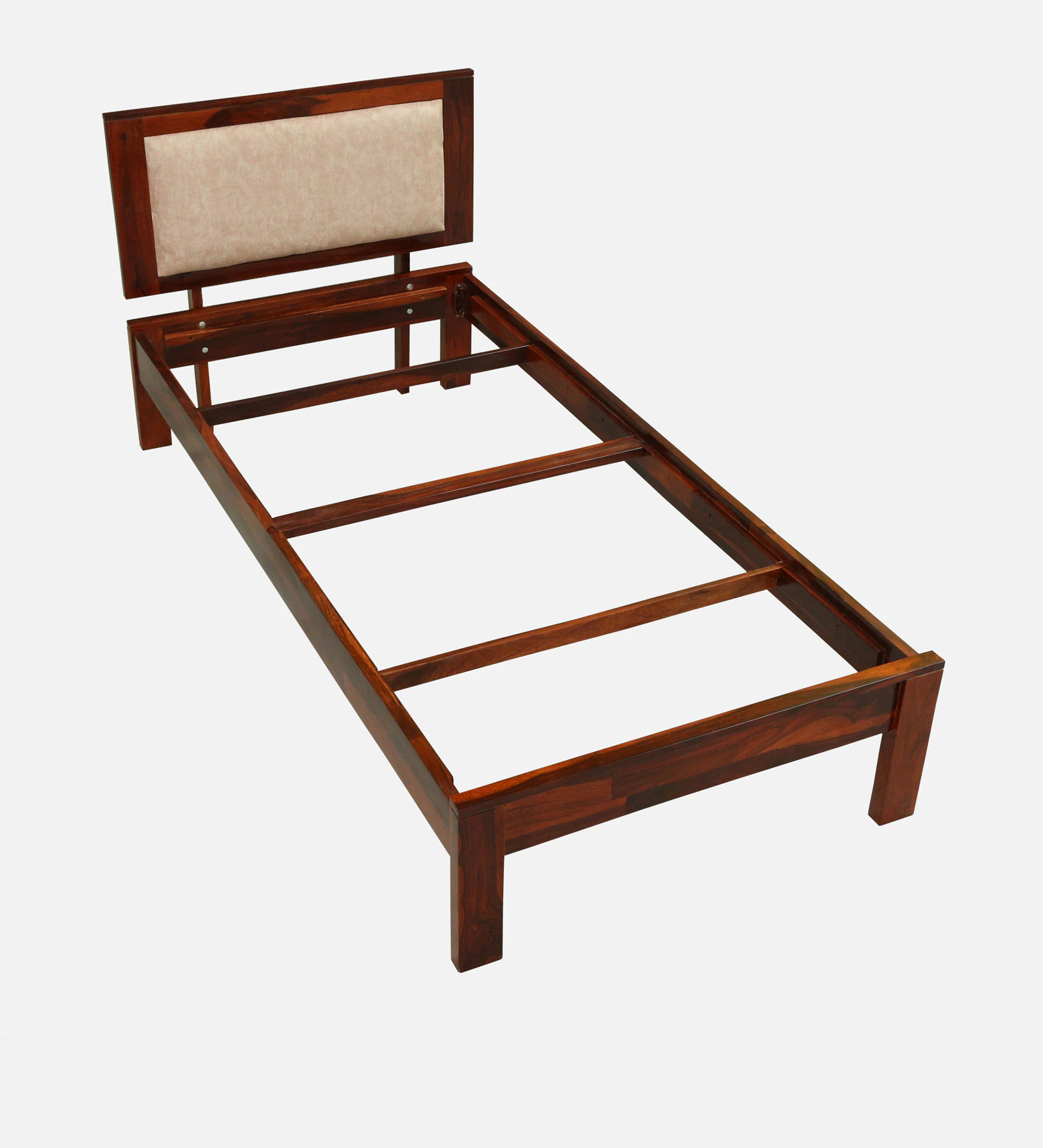 Kensington Solid Wood Single Bed in Provincial Teak Finish - Image 6