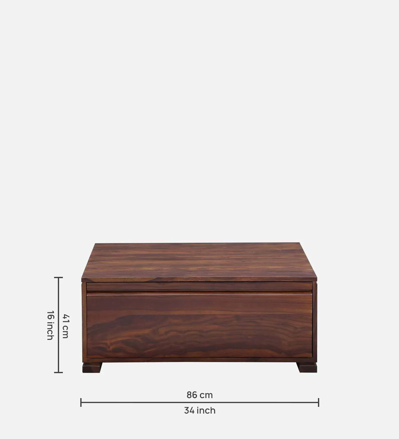 Kingsbridge Premium Wooden Coffee Table in Honey Oak Finish - Image 2