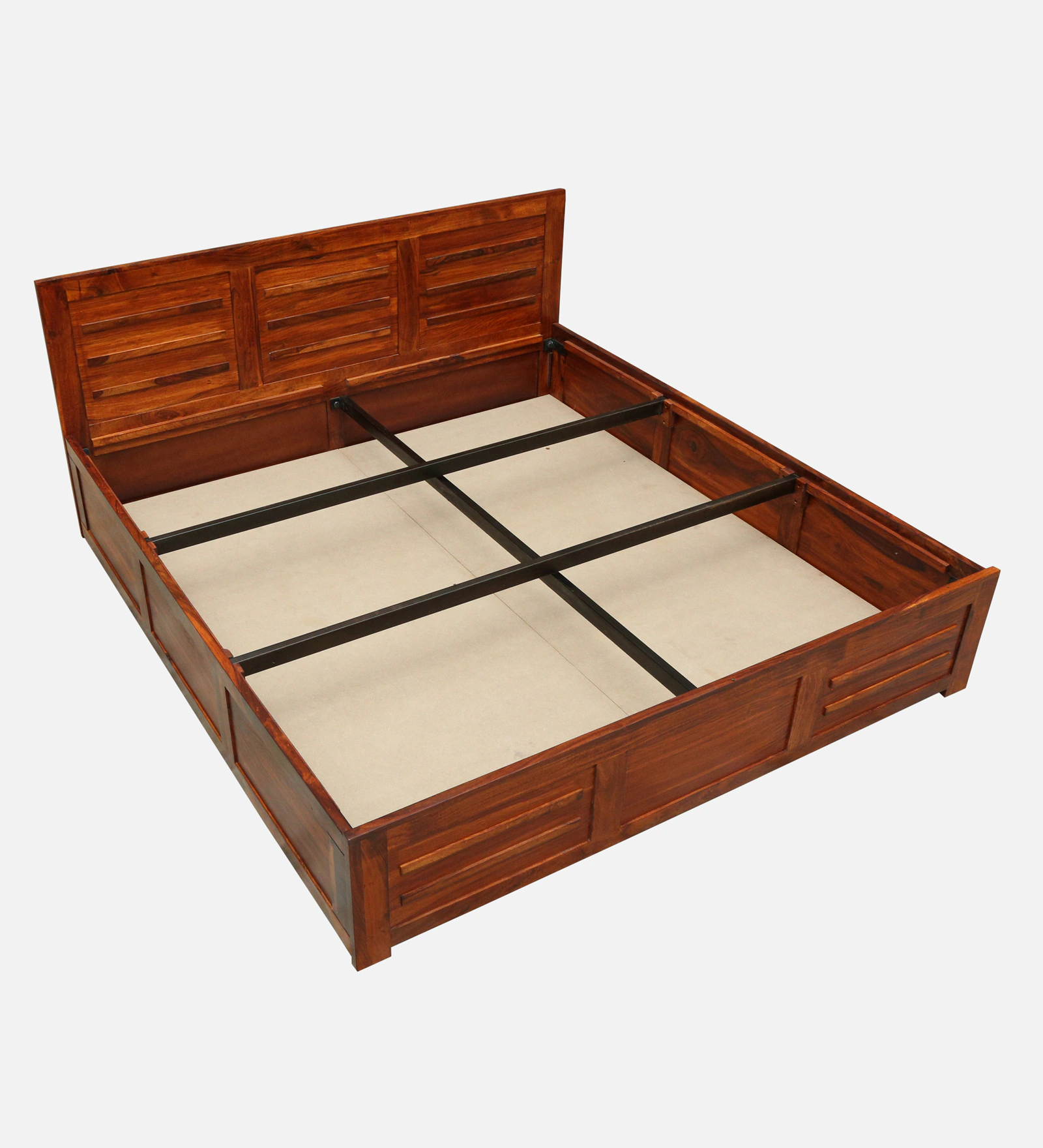 Laverick Contemporary Wooden Double Bed with Premium Finish - Image 6