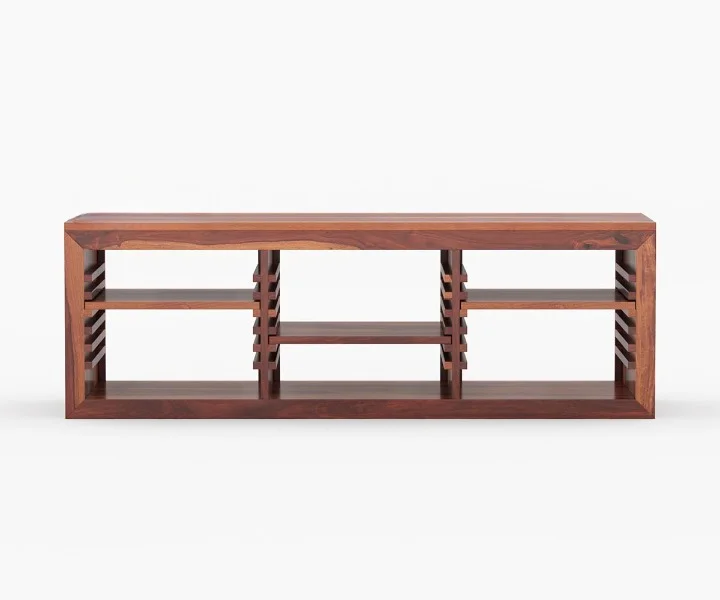 Natural Finish Sheesham TV Unit - Image 2
