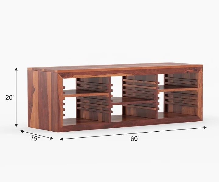 Wooden TV Unit with Drawers - Image 5
