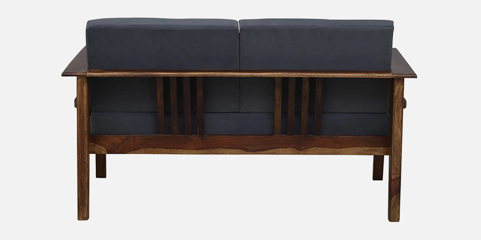 Luxury Handcrafted Sheesham Wood 2 Seater Sofa with Premium Cushioned Seating - Image 3