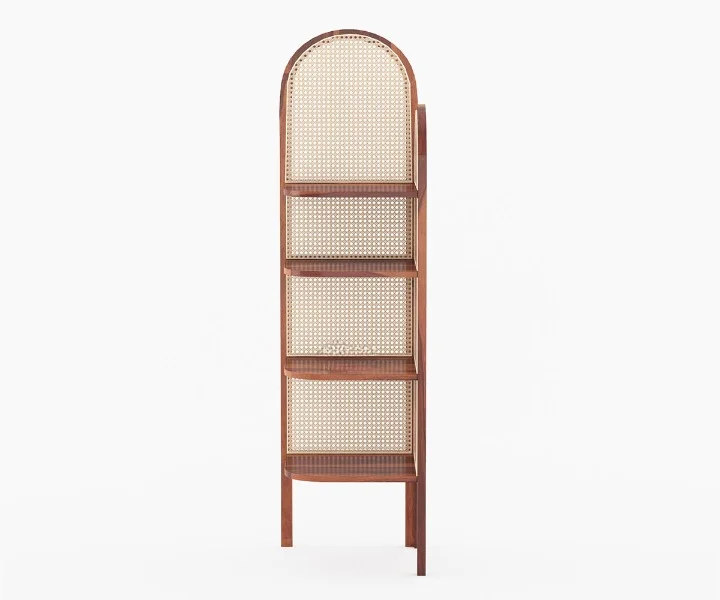 Luxury Handcrafted Solid Sheesham Wood Bookshelf for Home Library - Image 4