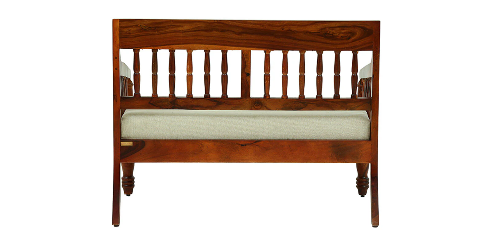 Majestic Living Premium Sheesham Wood 2 Seater Sofa Set - Image 3