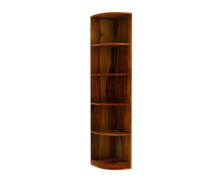 Majestic Solid Sheesham Wood Multi-Purpose Book Storage Cabinet - Image 3