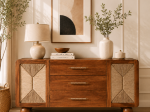 Marcella Wooden Multipurpose Cabinet for Living and Dining Space