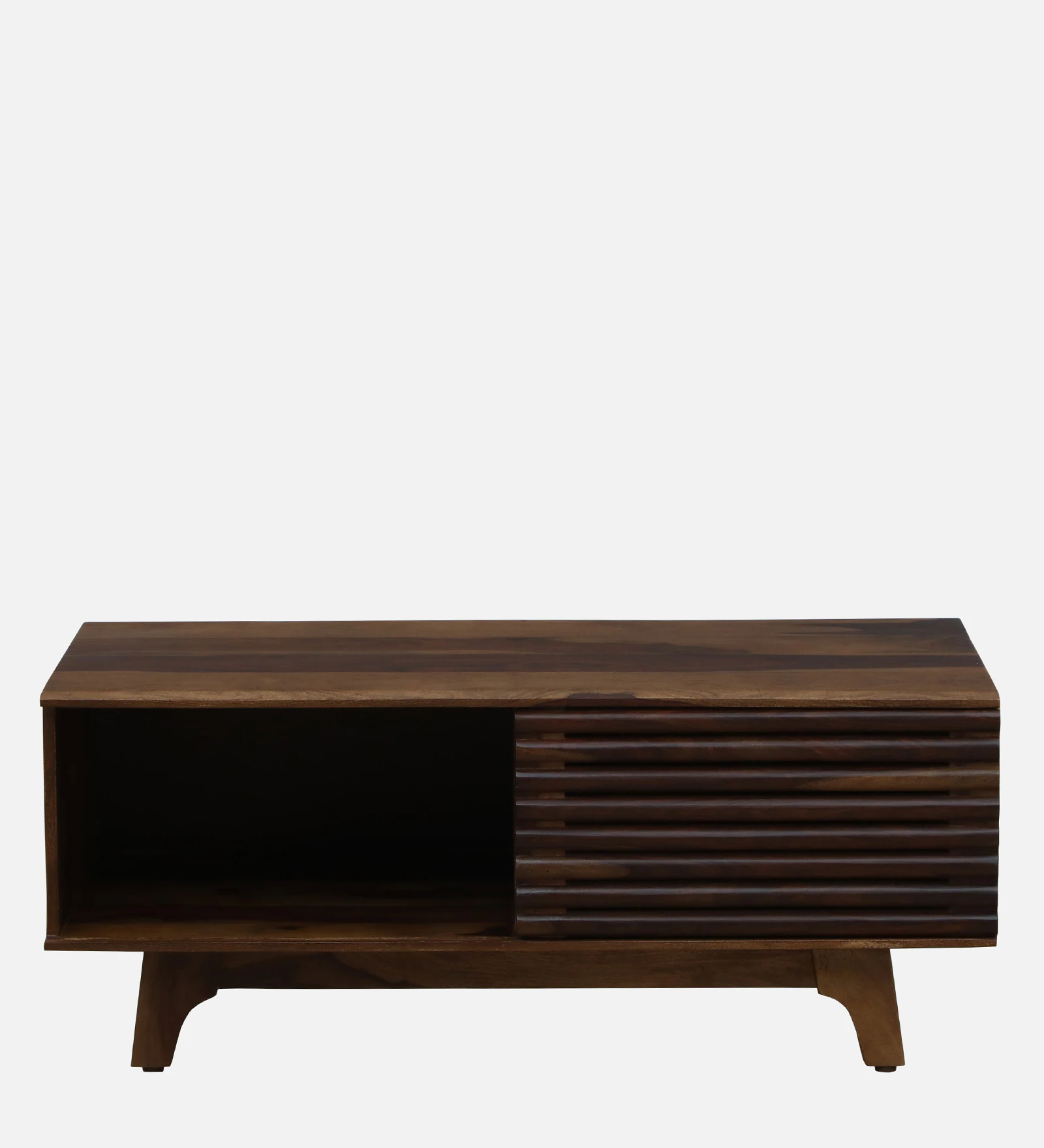 Marlowe Handcrafted Wooden Coffee Table with Elegant Storage Space - Image 3
