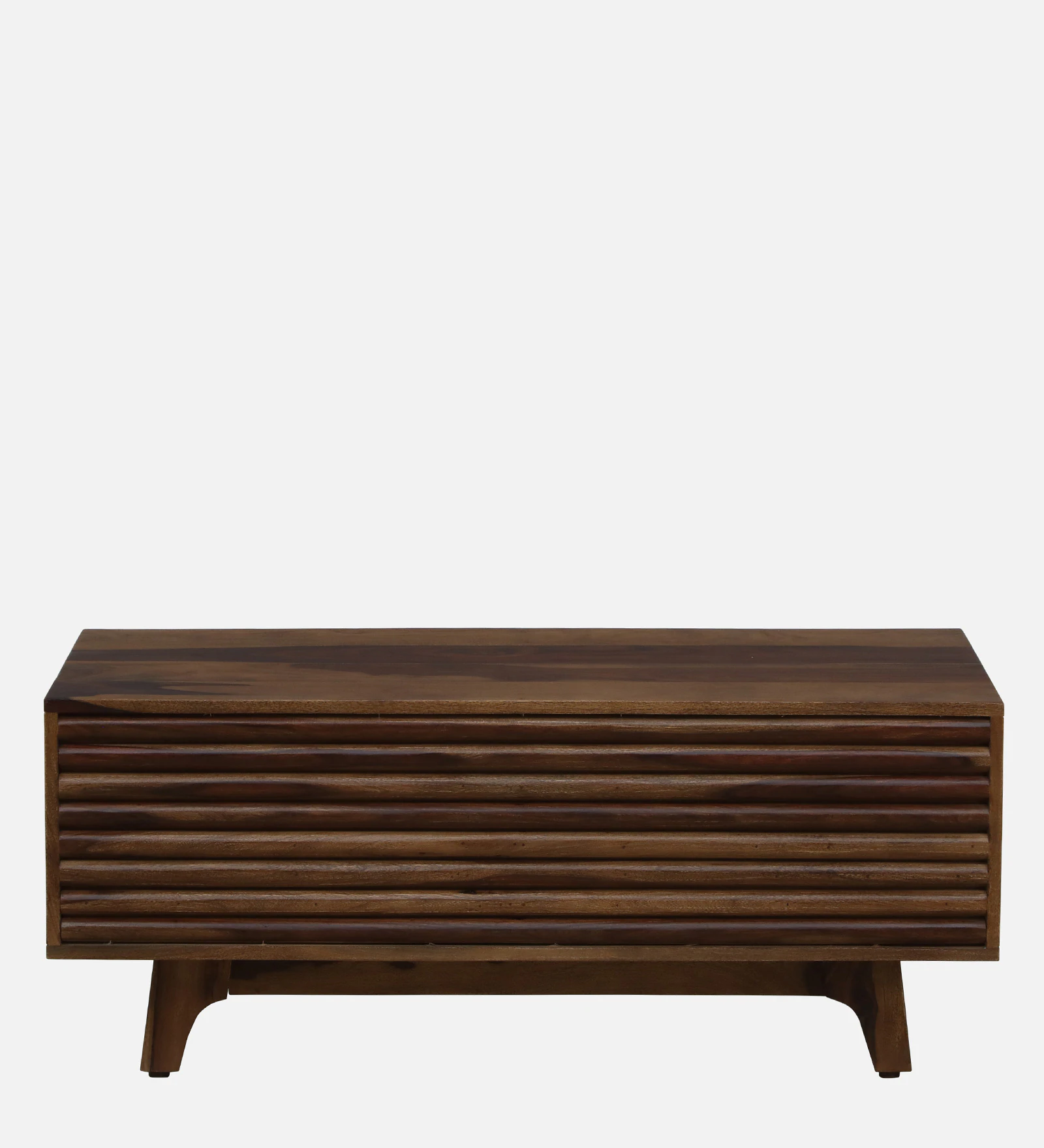 Marlowe Handcrafted Wooden Coffee Table with Elegant Storage Space - Image 4