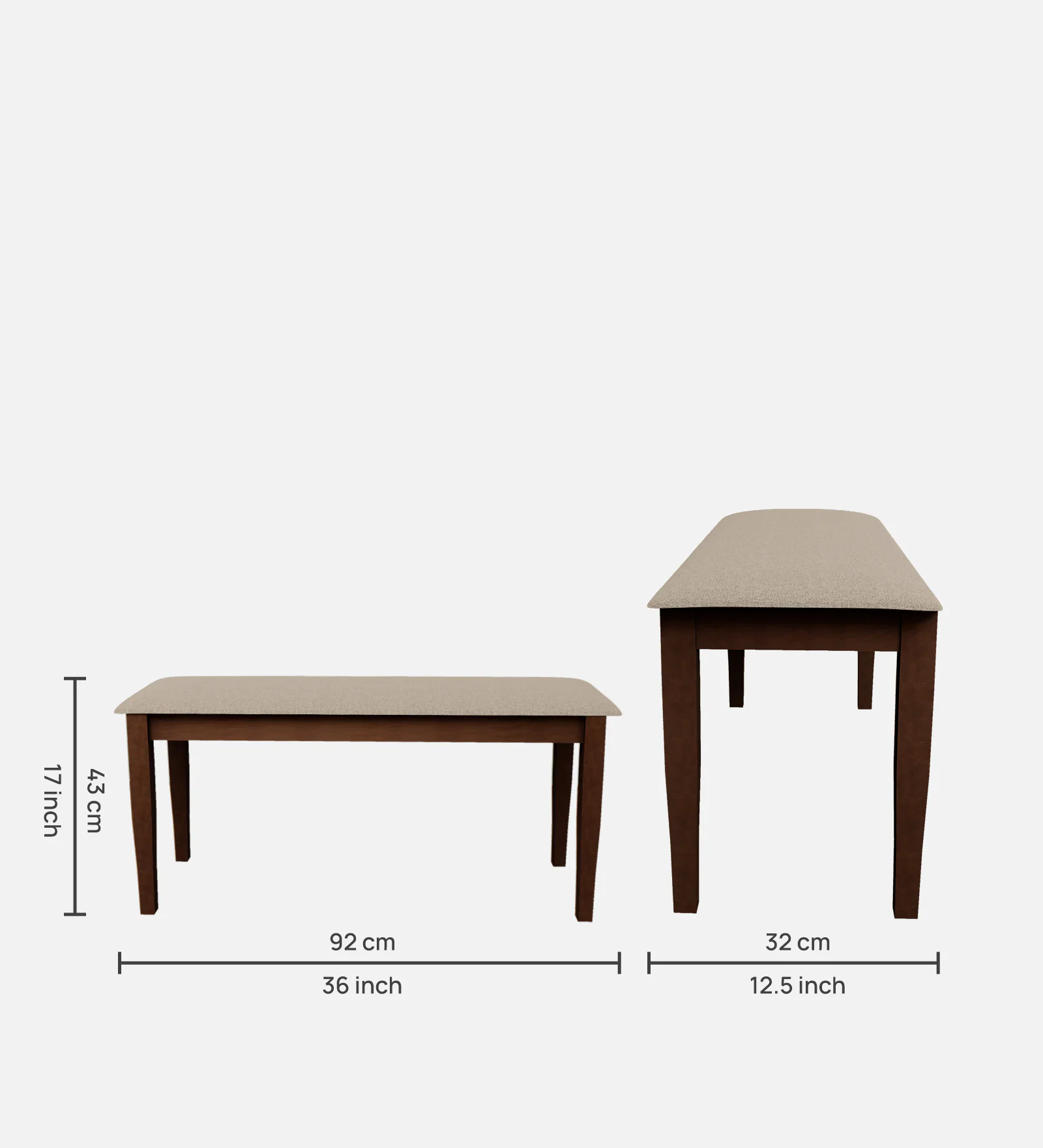Marvella Solid Sheesham Wood 6 Seater Dining Set with Upholstered Chairs - Image 2