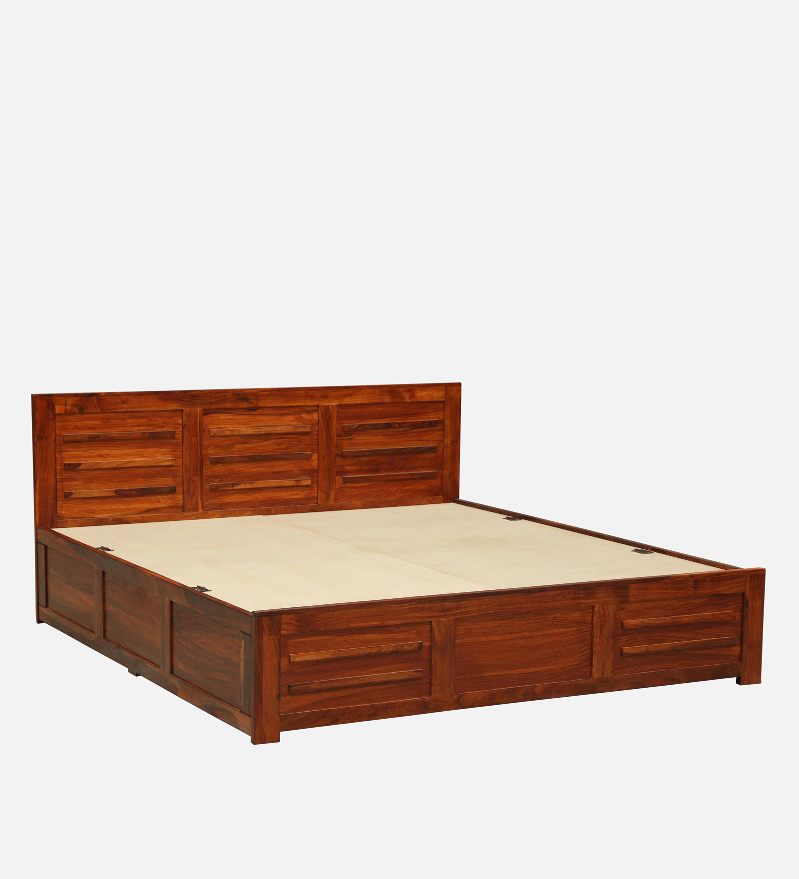 Marvello Luxury Solid Sheesham Wood Platform Bed - Image 3