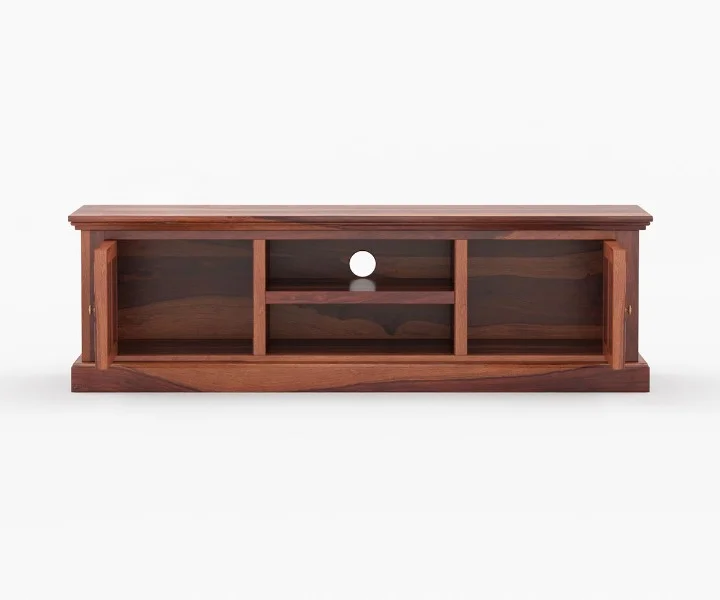 Willow Handcrafted Wooden Media Console Unit - Image 4