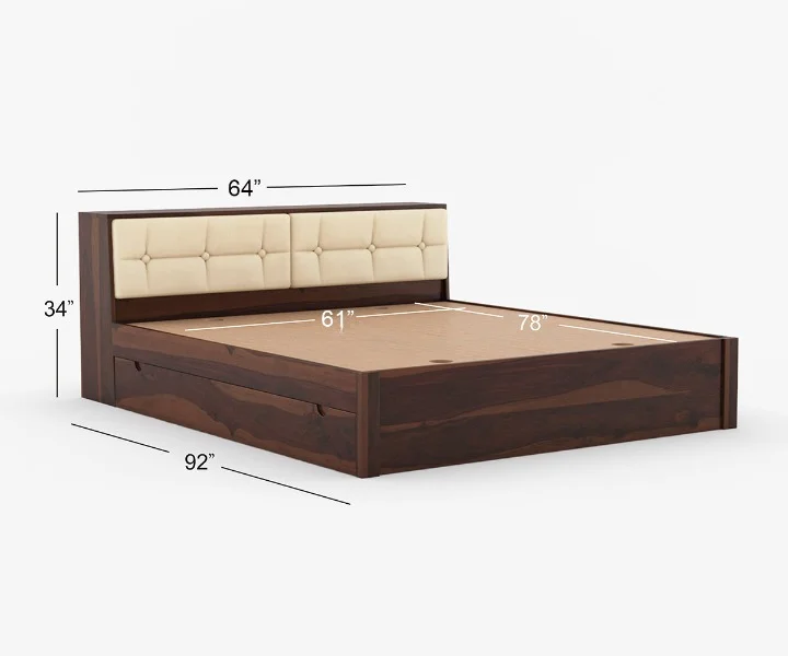 Montessa Premium Solid Wood Bed with Sophisticated Craftsmanship - Image 6