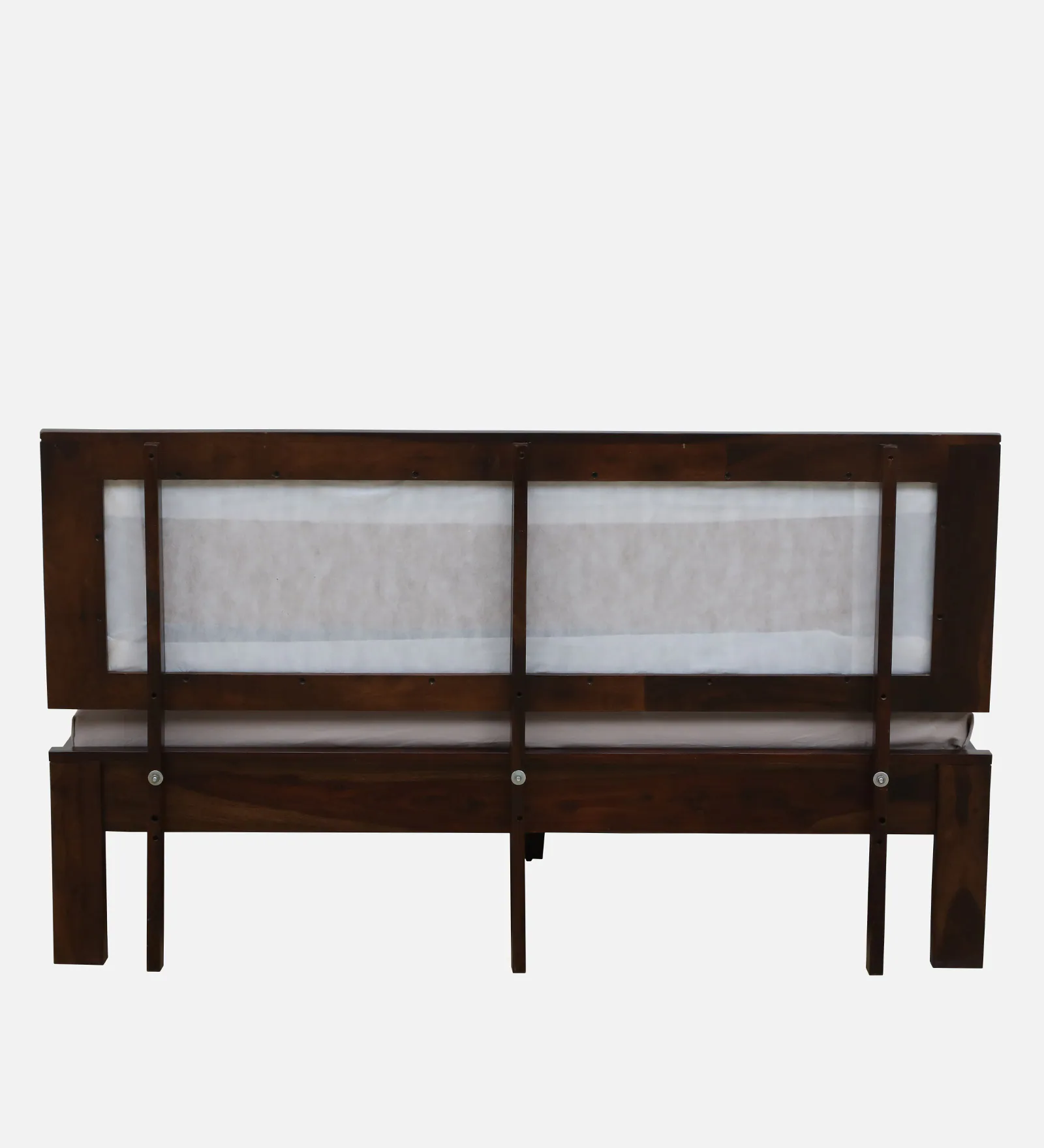 Morvik Handcrafted Solid Sheesham Wood Double Bed - Image 6