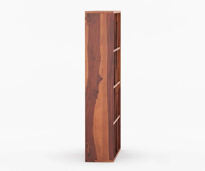 Nordic Style Solid Sheesham Wood Display Bookshelf for Modern Homes - Image 4
