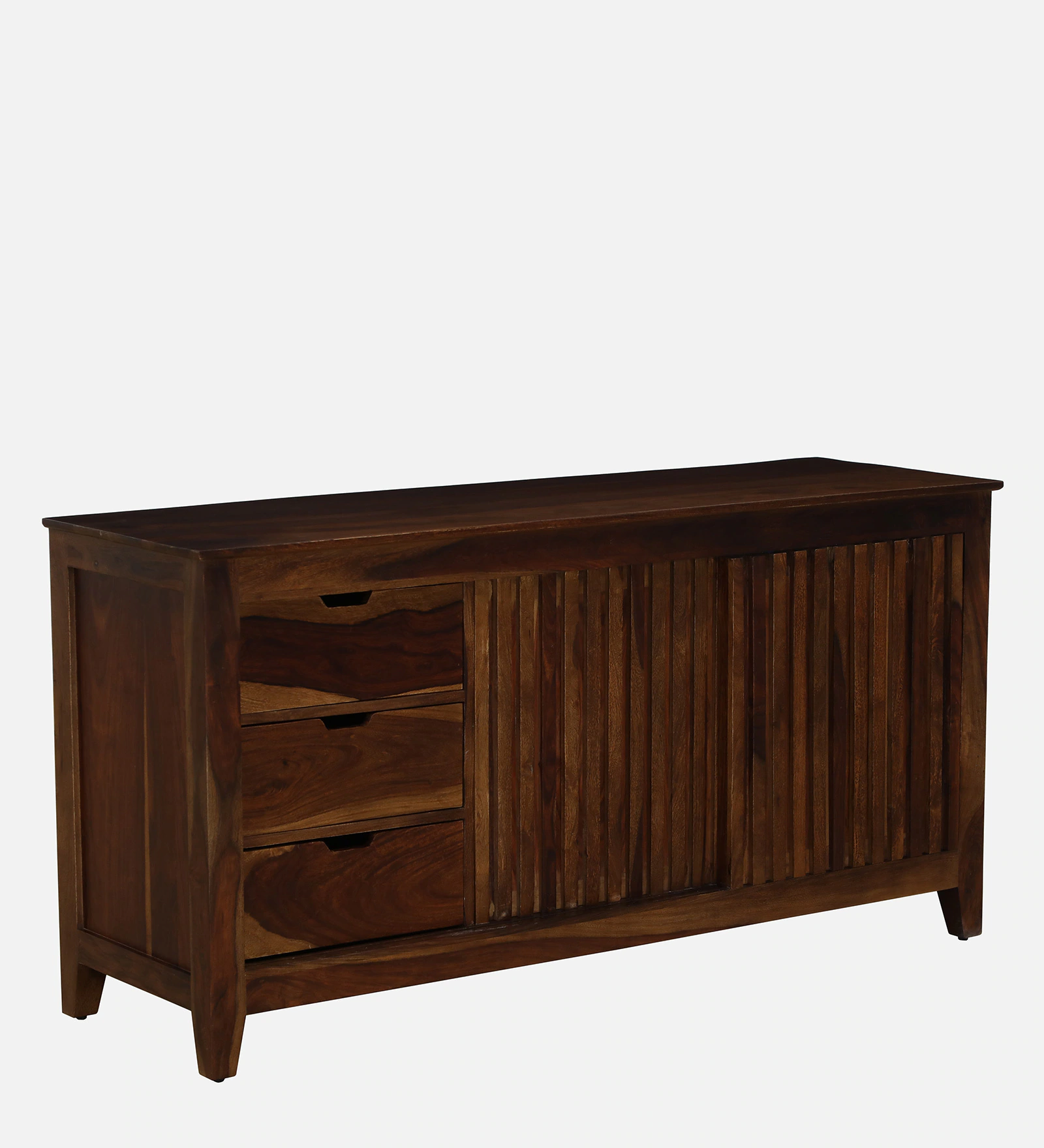 Norvick Handcrafted Sheesham Wood Cabinet with Ample Storage Space - Image 4