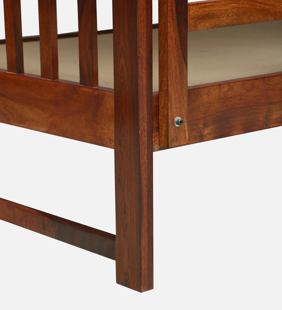 Norvick Sheesham Wood Bunk Bed in Honey Oak Finish - Image 2