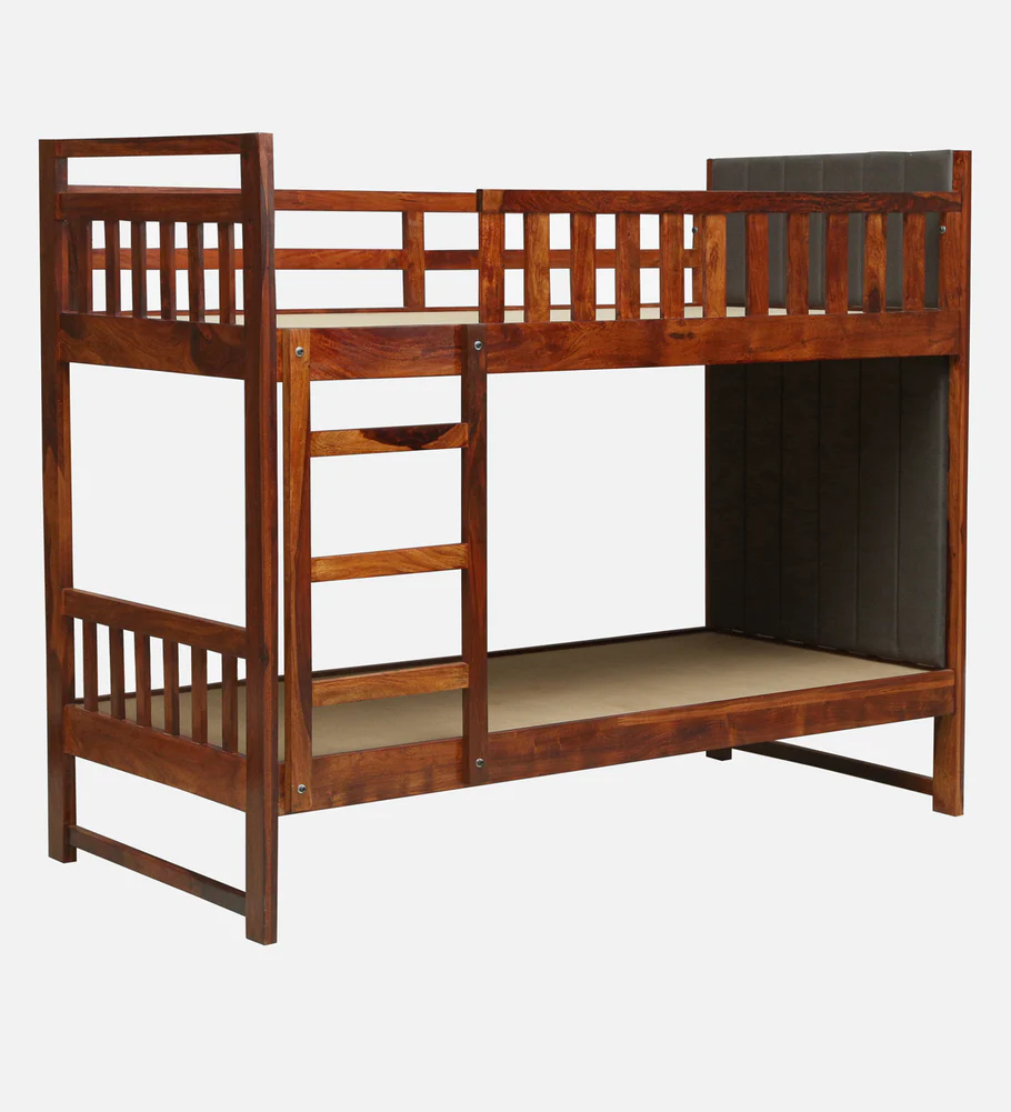 Norvick Sheesham Wood Bunk Bed in Honey Oak Finish - Image 5