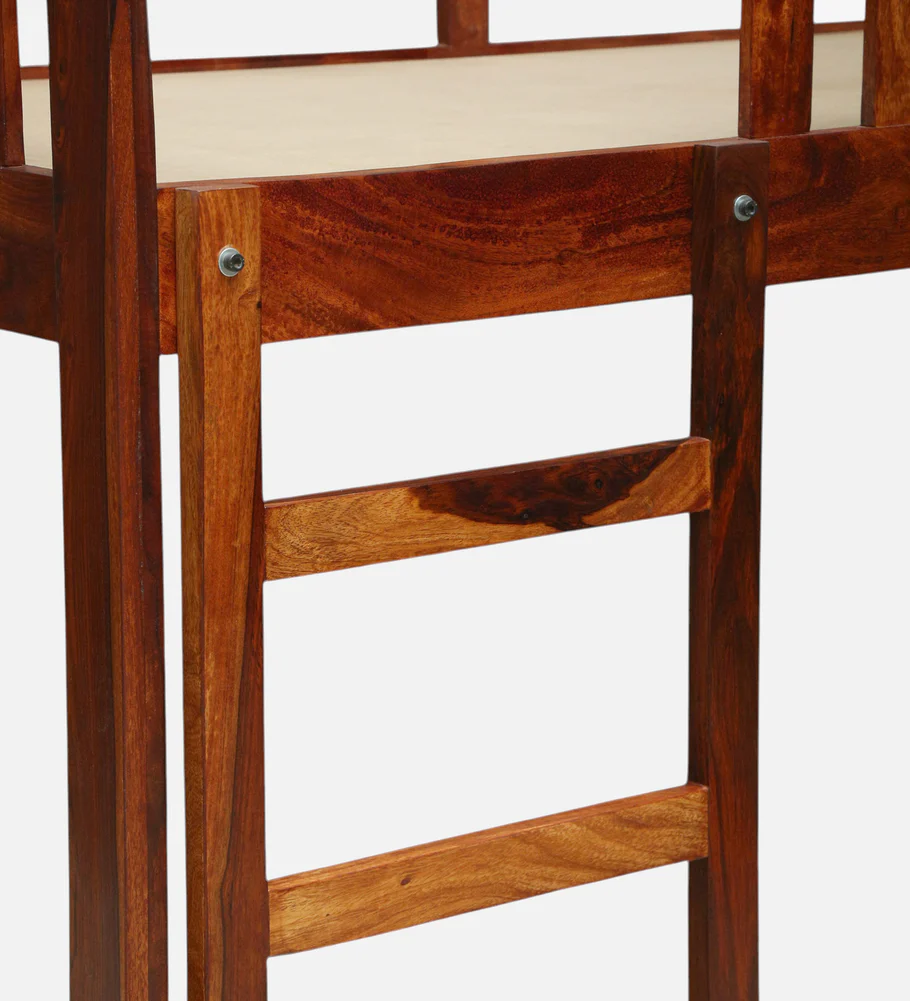 Norvick Sheesham Wood Bunk Bed in Honey Oak Finish - Image 8