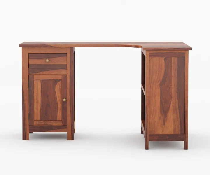 Norvix Solid Wooden Study Table with Elegant Contemporary Design - Image 2