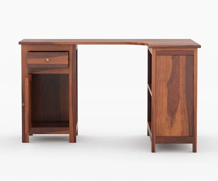 Norvix Solid Wooden Study Table with Elegant Contemporary Design - Image 4