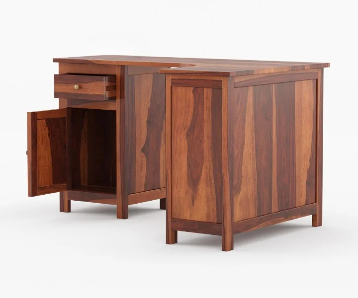 Norvix Solid Wooden Study Table with Elegant Contemporary Design - Image 5