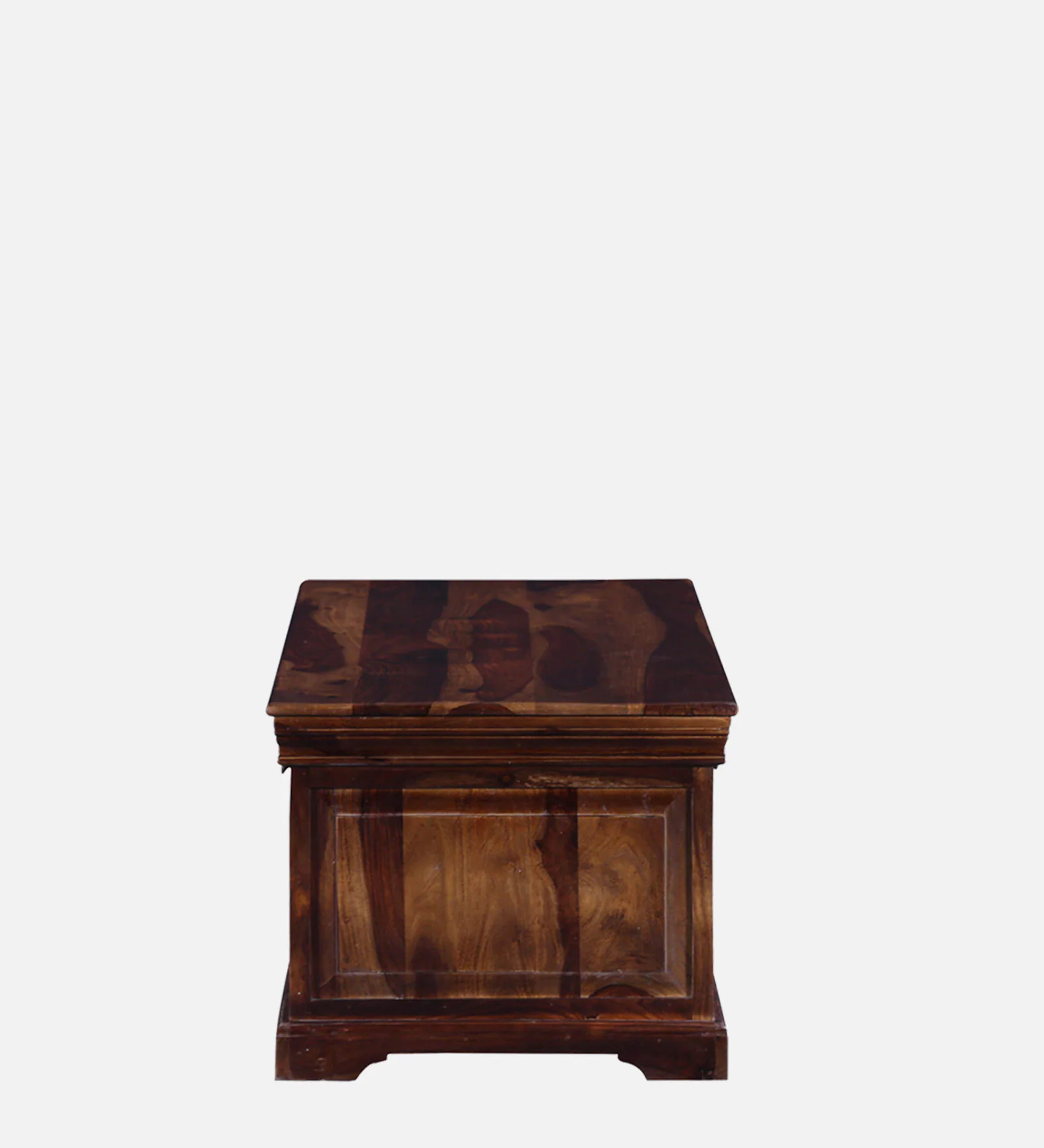 Norwick Handcrafted Sheesham Wood Coffee Table with Shelf - Image 4