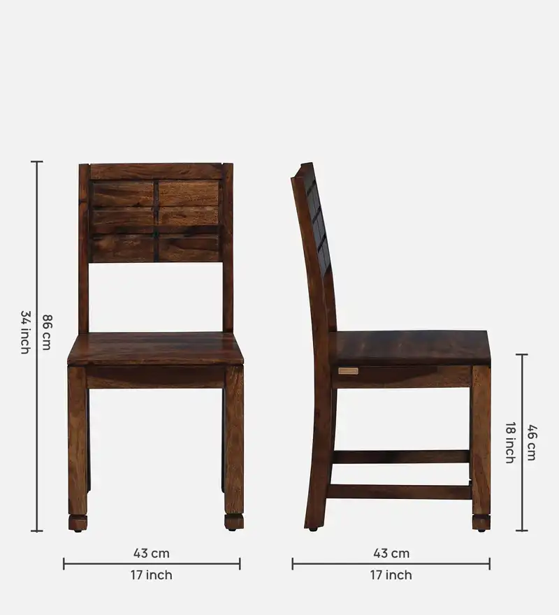 Norwick Handcrafted Solid Sheesham Wood Chair - Image 2