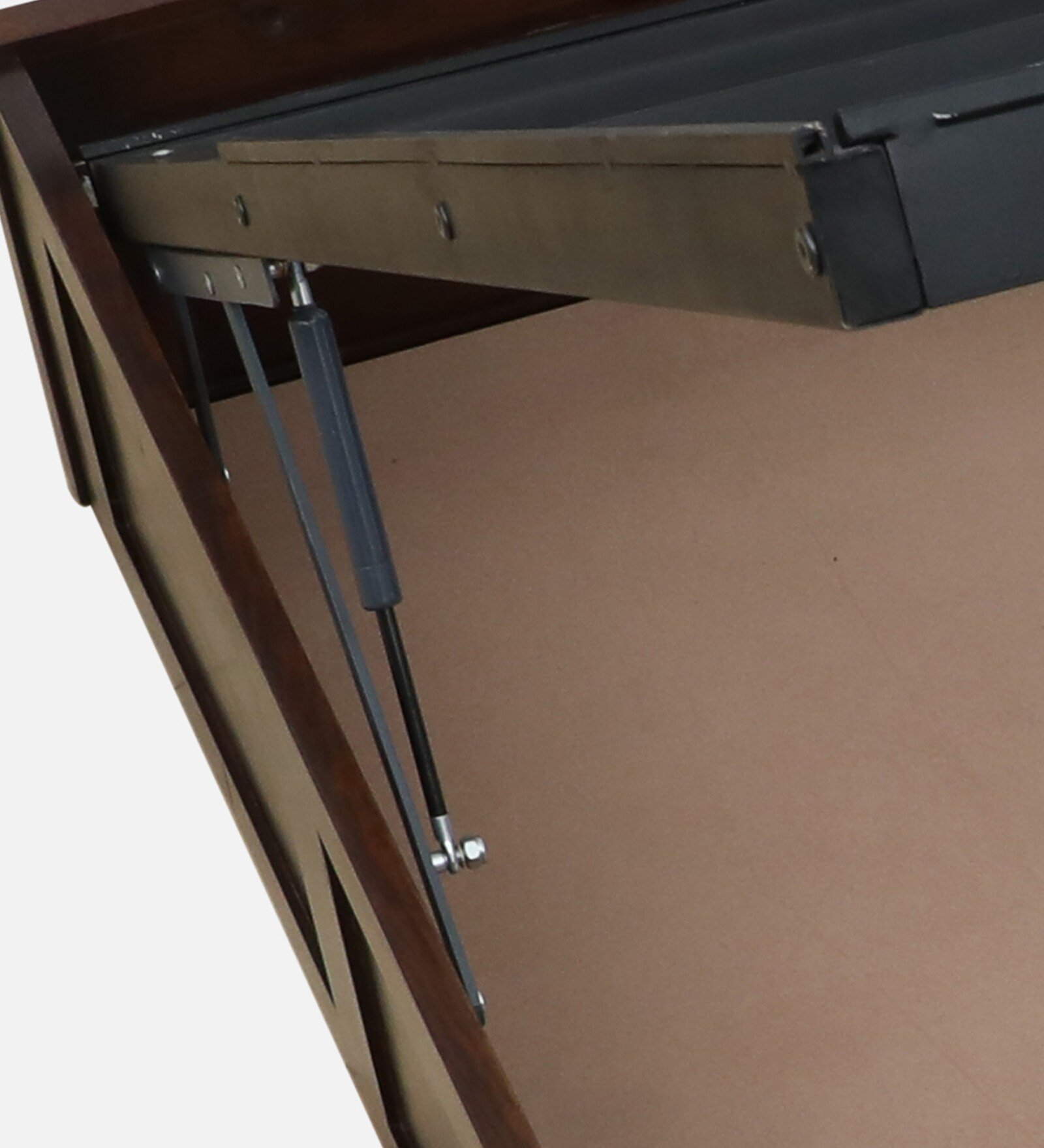 Norwick Premium Wooden Bed with Upholstered Headboard - Image 2