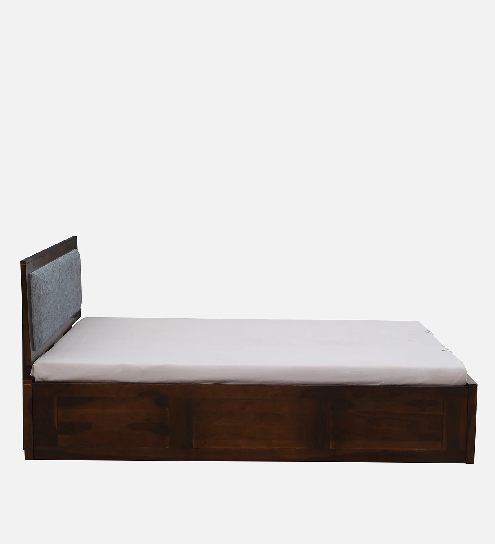 Norwick Premium Wooden Bed with Upholstered Headboard - Image 8