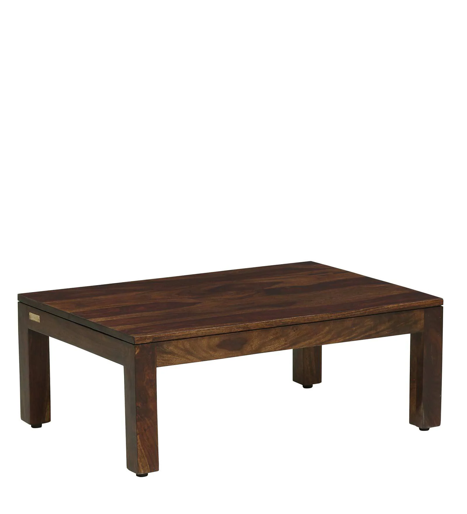 Oakbridge Modern Solid Wood Coffee Table with Open Storage Unit - Image 3