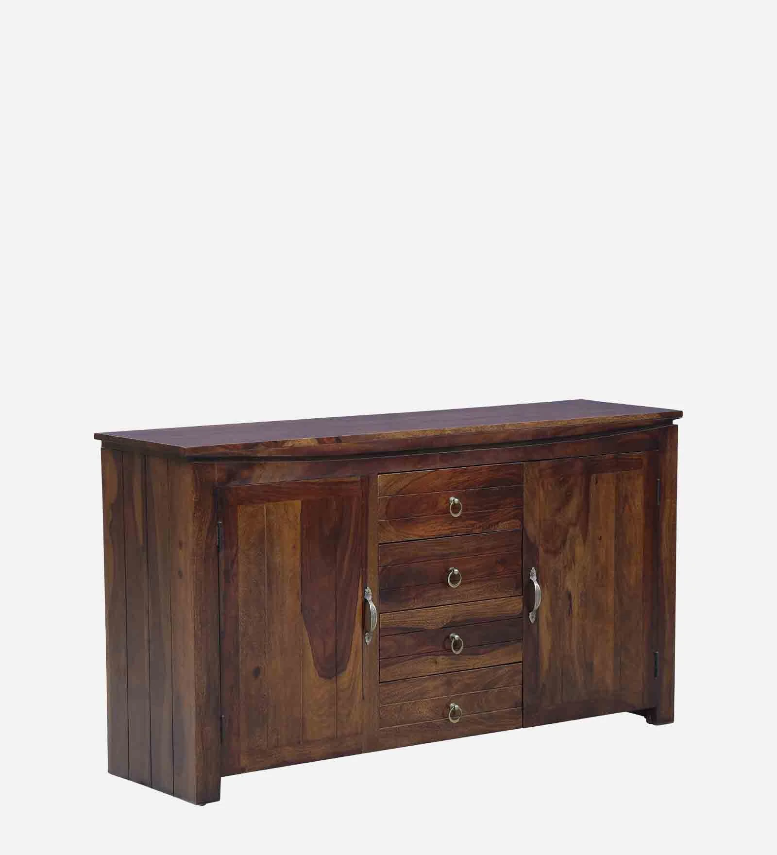 Orlena Solid Sheesham Wood Cabinet with Elegant Contemporary Design - Image 9