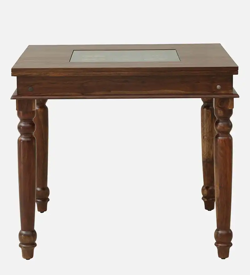 Oakmere Premium Solid Sheesham Wood Dining Table - Image 4