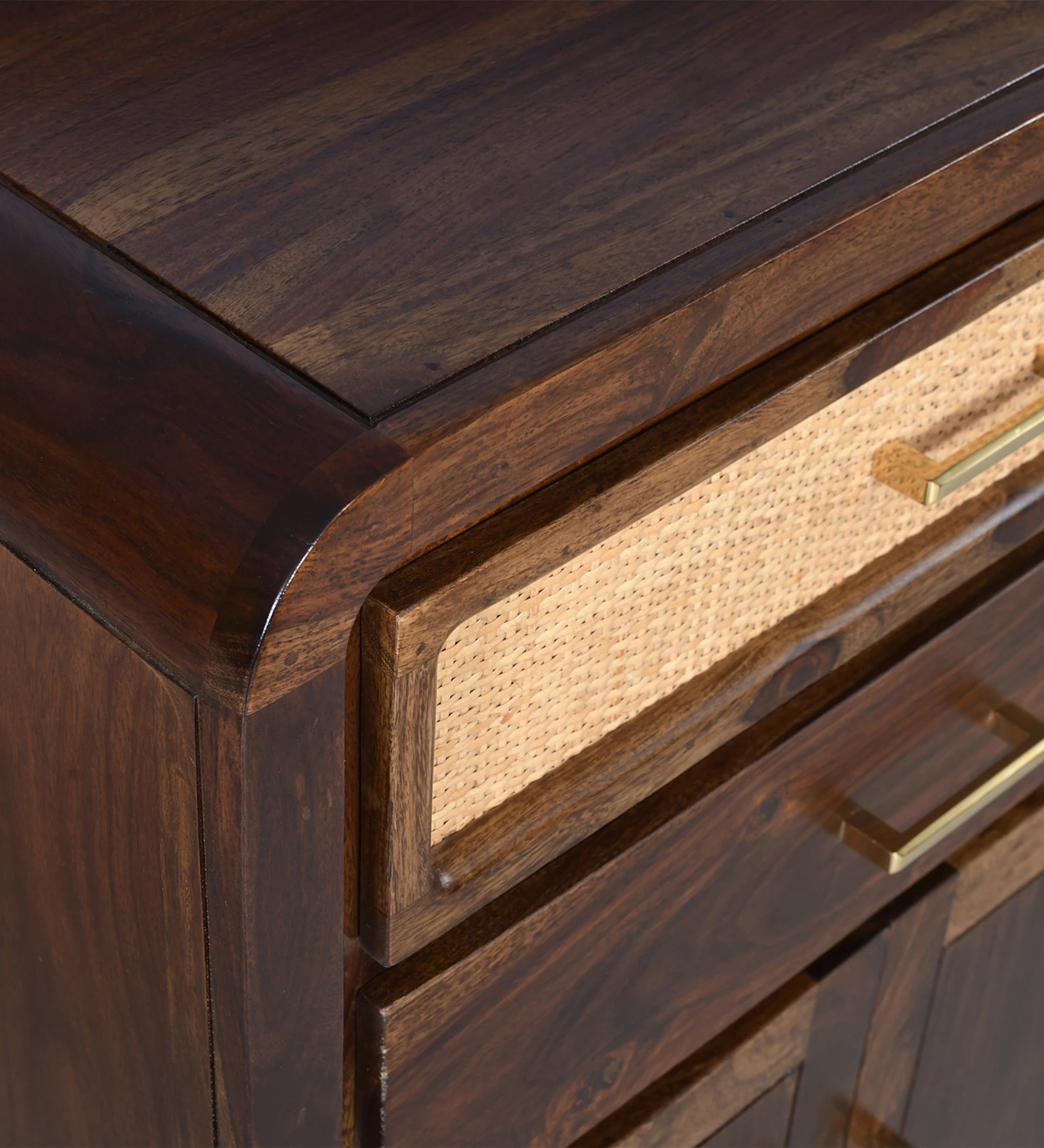 Oakmere Premium Solid Wood Cabinet with Elegant Storage Compartments - Image 4