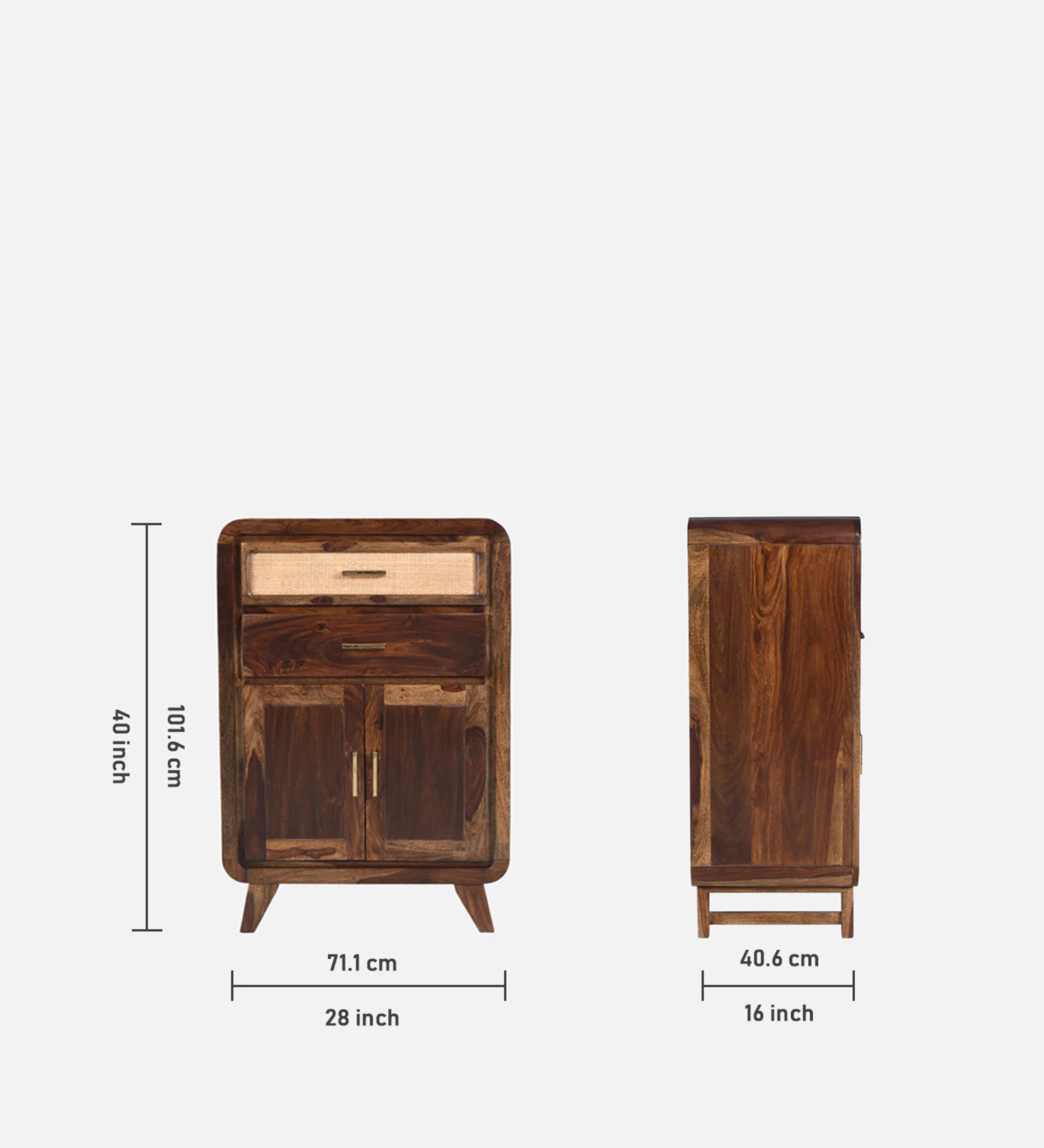 Oakmere Premium Solid Wood Cabinet with Elegant Storage Compartments - Image 6