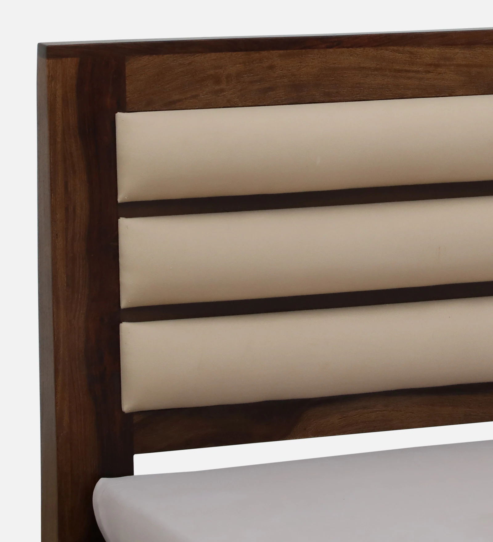 Oakridge Handcrafted Sheesham Wood Double Bed in Walnut Finish - Image 2