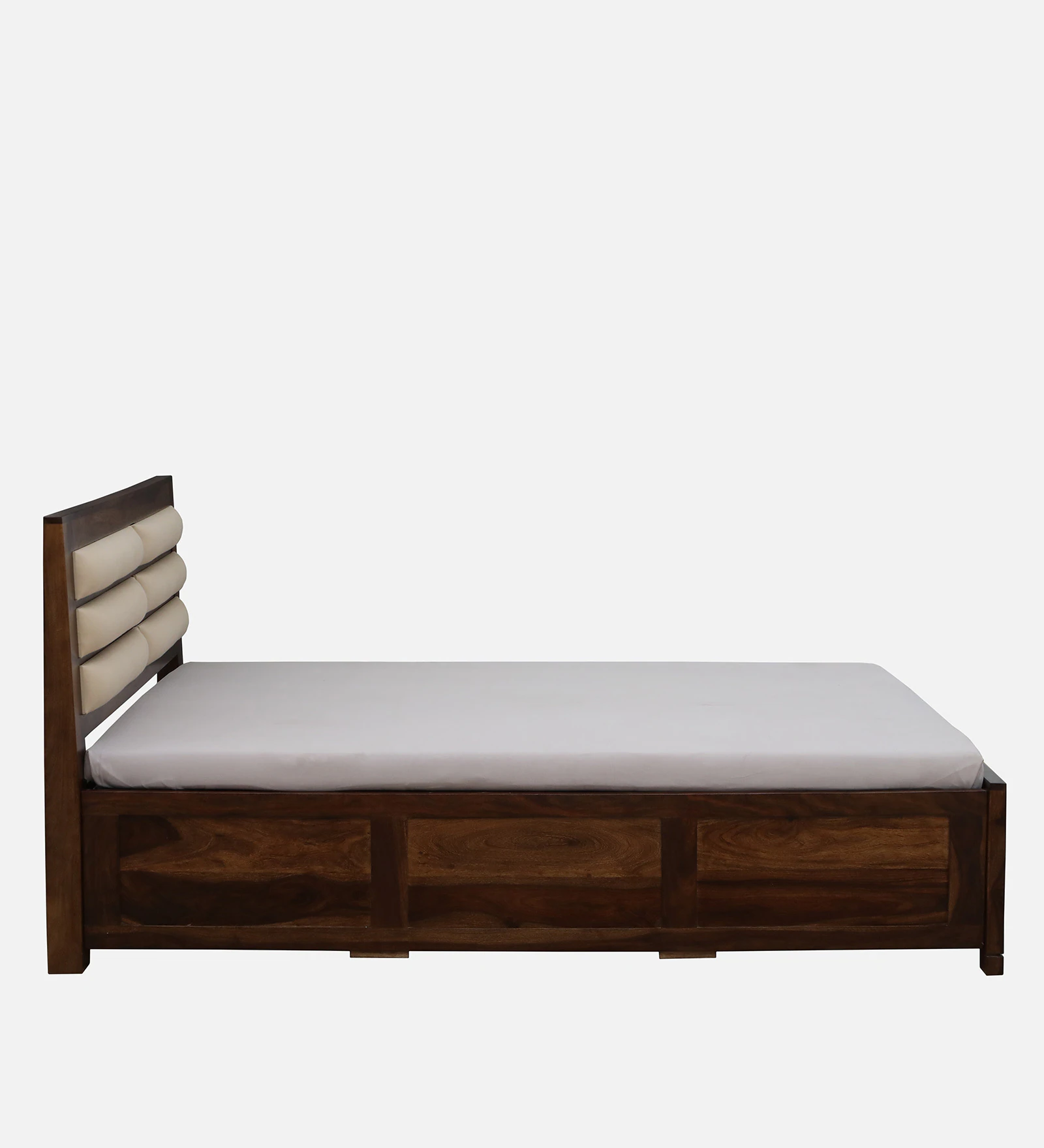 Oakridge Handcrafted Sheesham Wood Double Bed in Walnut Finish - Image 5