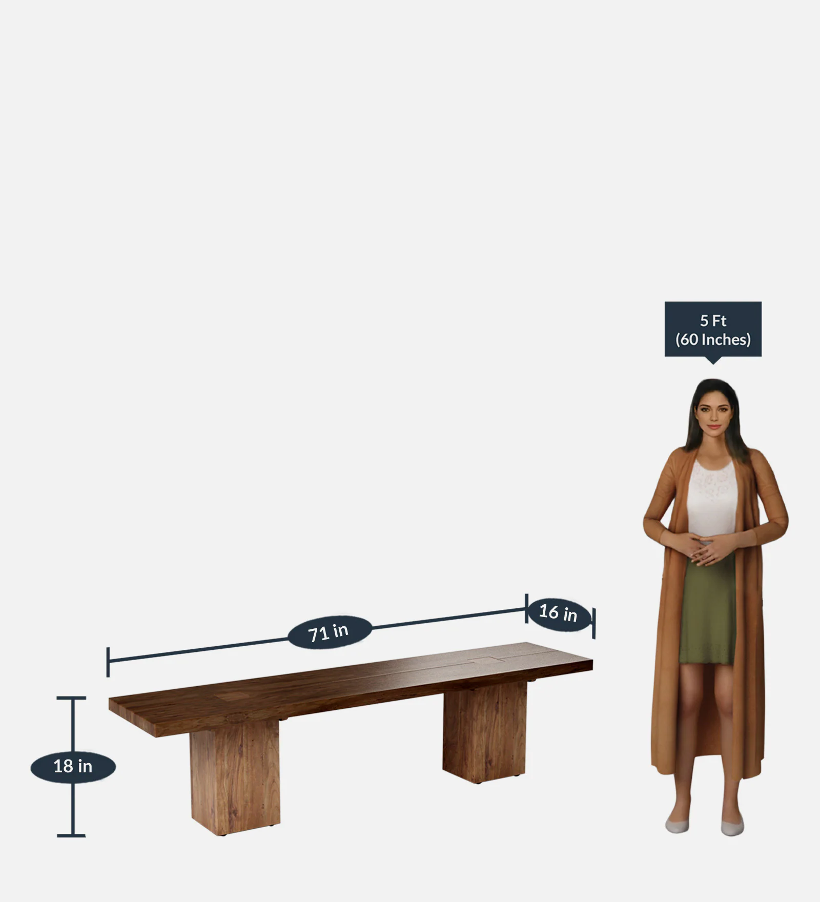 Orelton Premium Sheesham Wood 6 Seater Dining Collection - Image 3