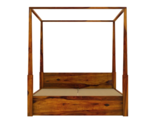 Cambridge Premium Solid Sheesham Wood Four Poster Bed - Image 2
