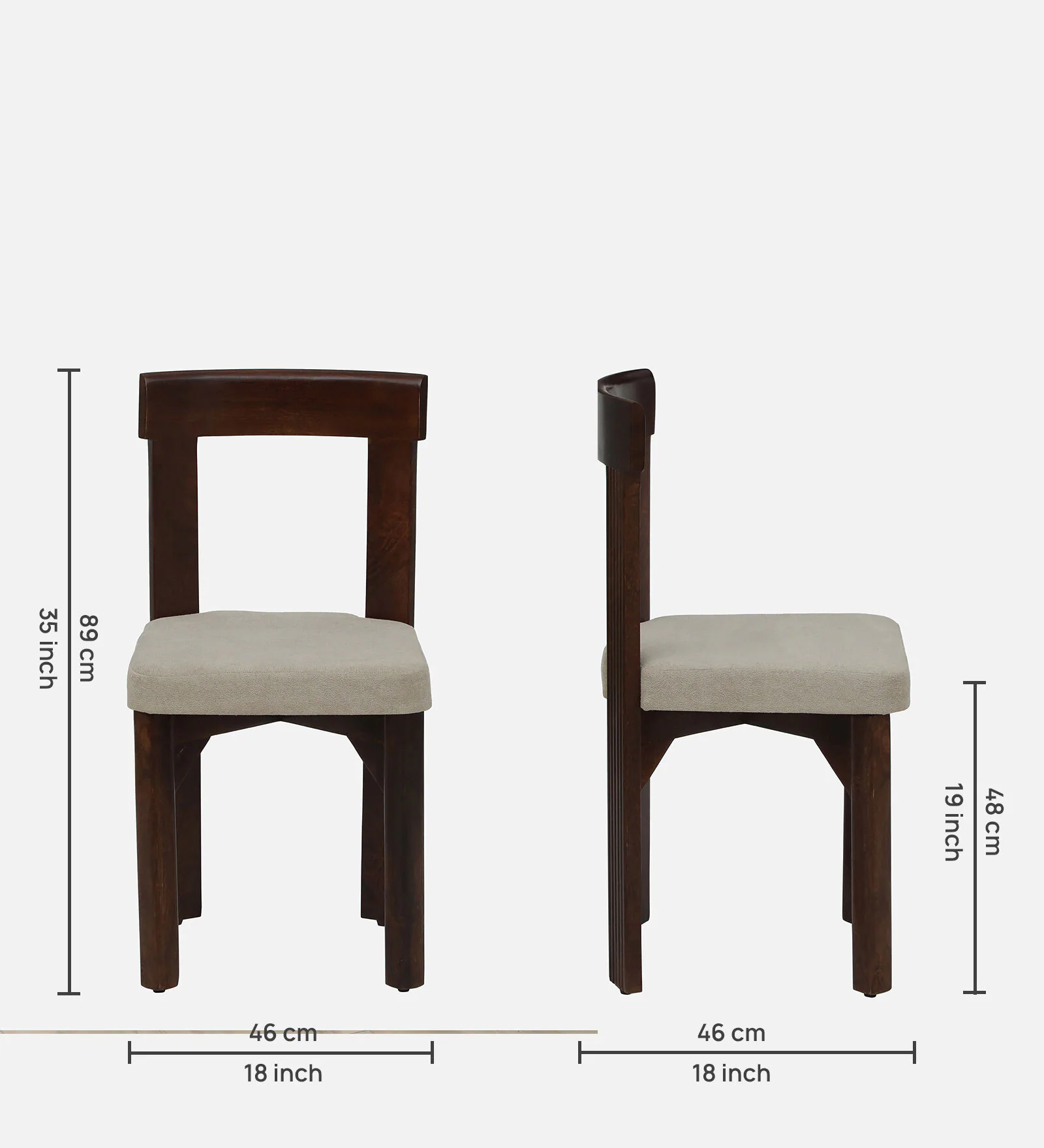Orvesta Handcrafted Solid Sheesham Wood Dining Set - Image 7