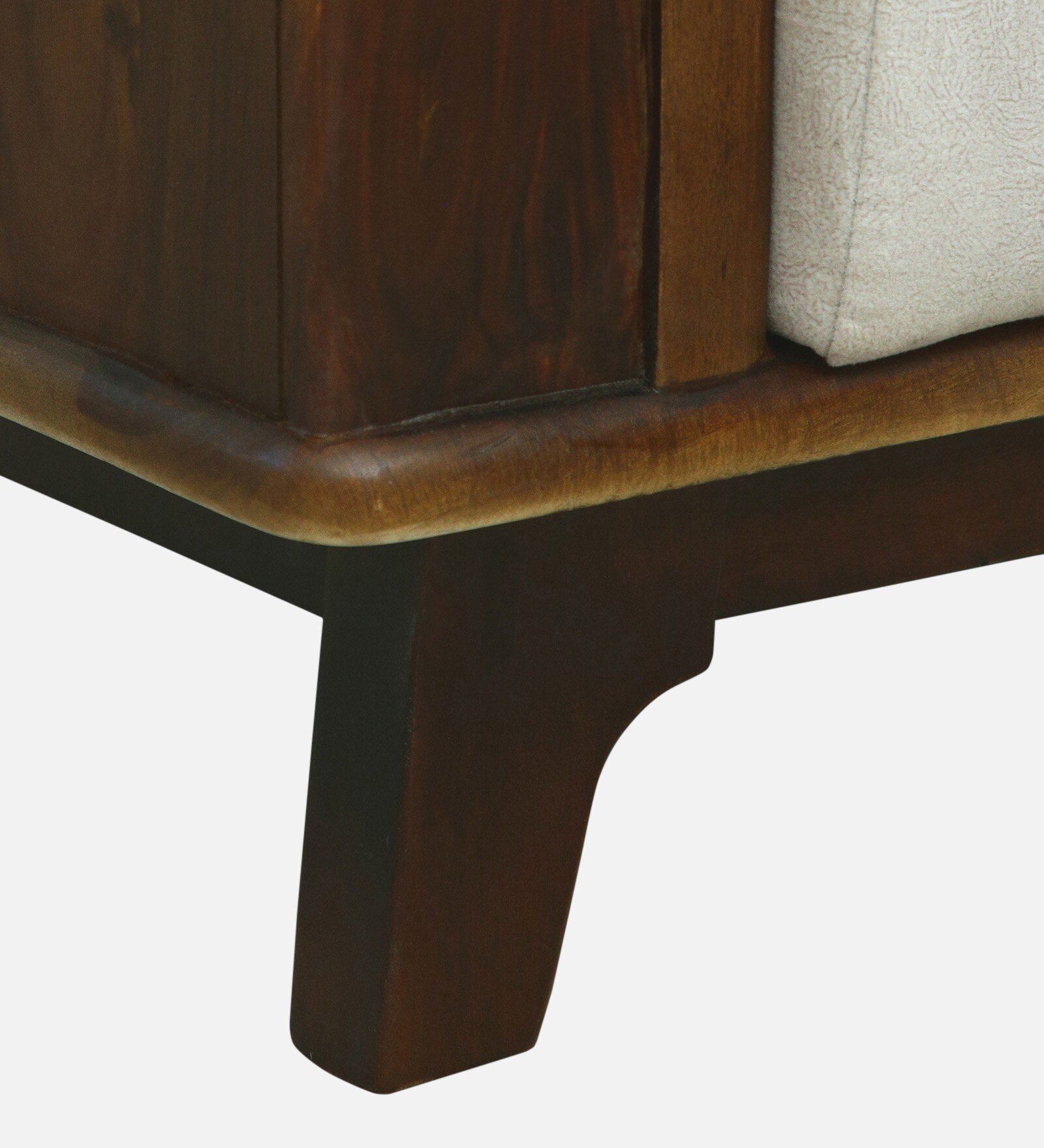 Premium Designer Solid Wood 1 Seater Sofa with Elegant Fabric Finish - Image 6