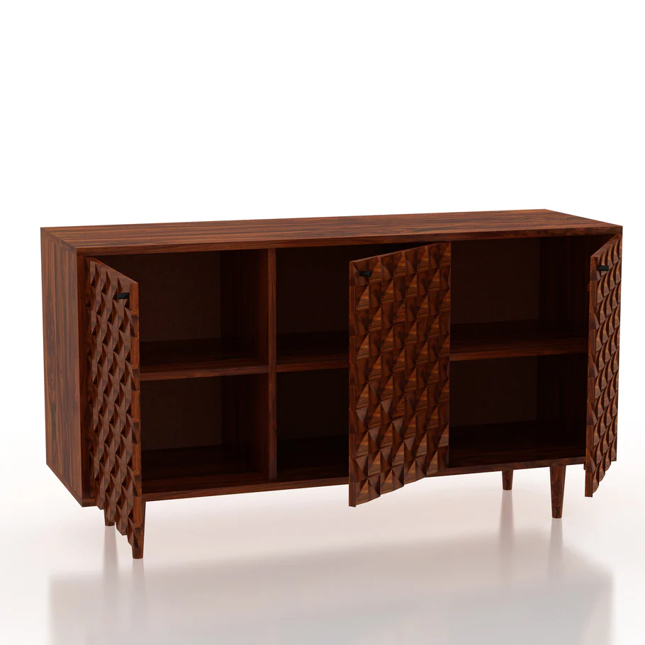 Premium Handcrafted Sheesham Wood Side Board for Elegant Interiors. - Image 7