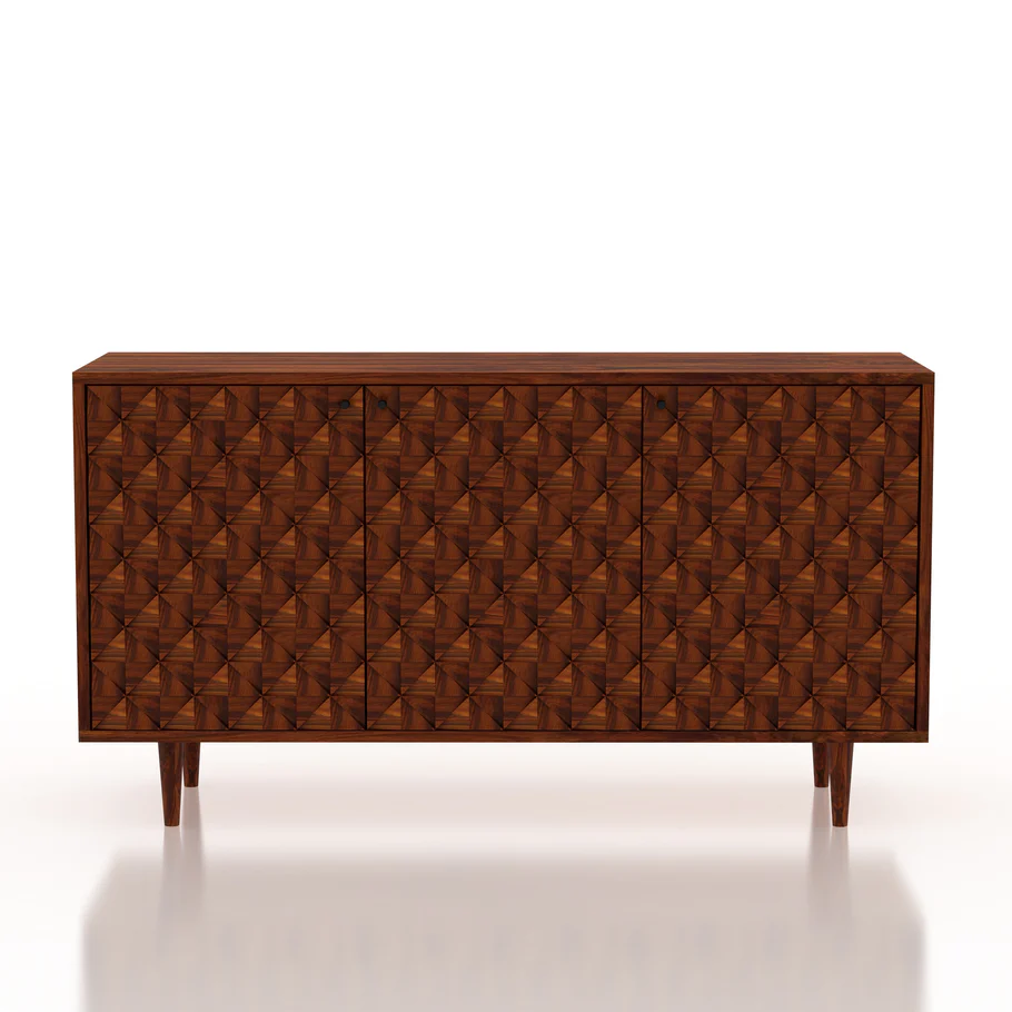 Premium Handcrafted Sheesham Wood Side Board for Elegant Interiors. - Image 4