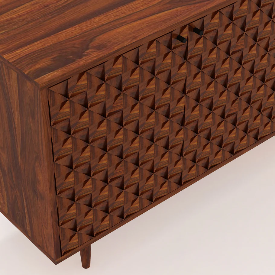 Premium Handcrafted Sheesham Wood Side Board for Elegant Interiors. - Image 5