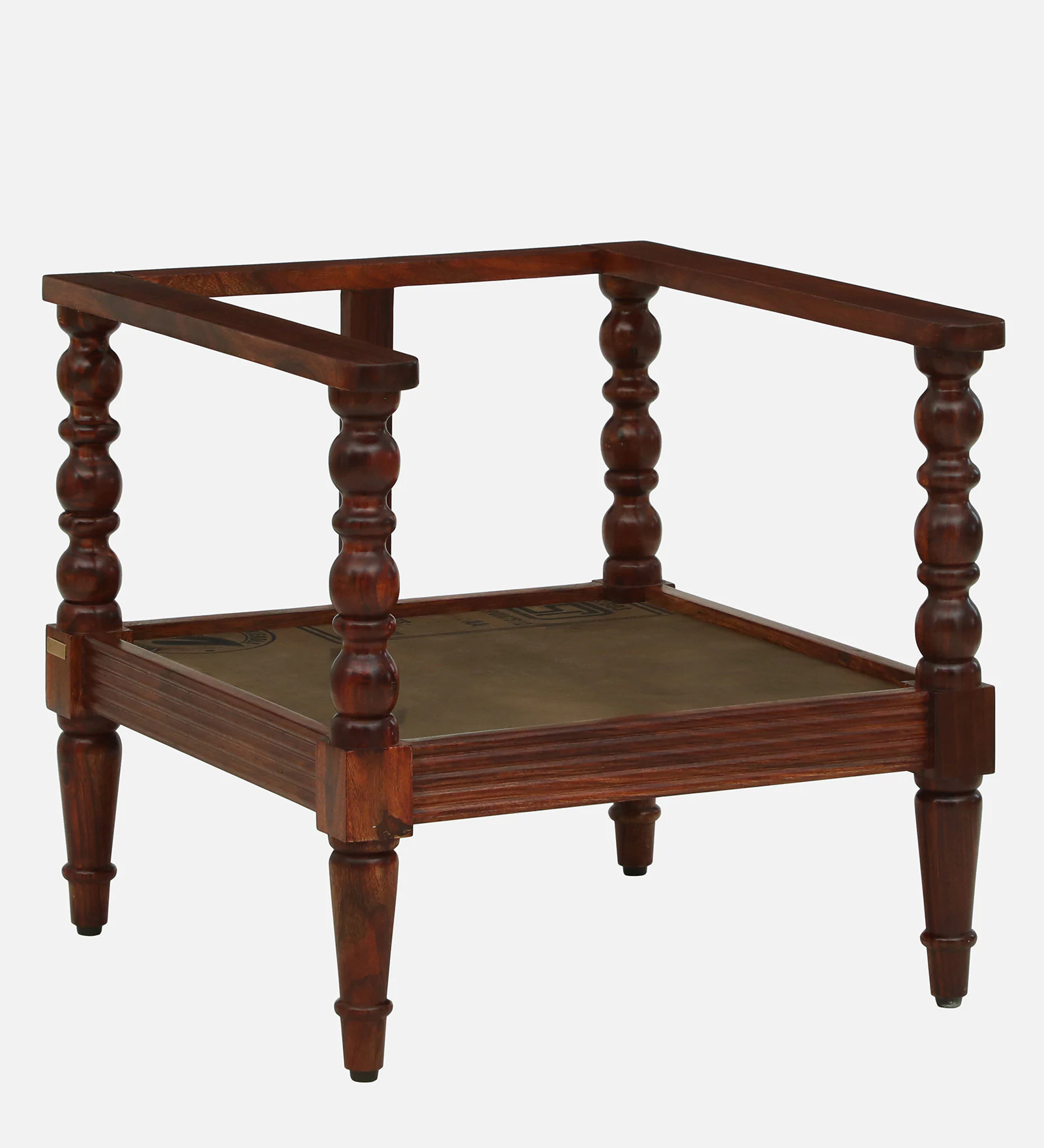 Premium Handcrafted Wooden 1 Seater Sofa for Contemporary Home Décor - Image 3