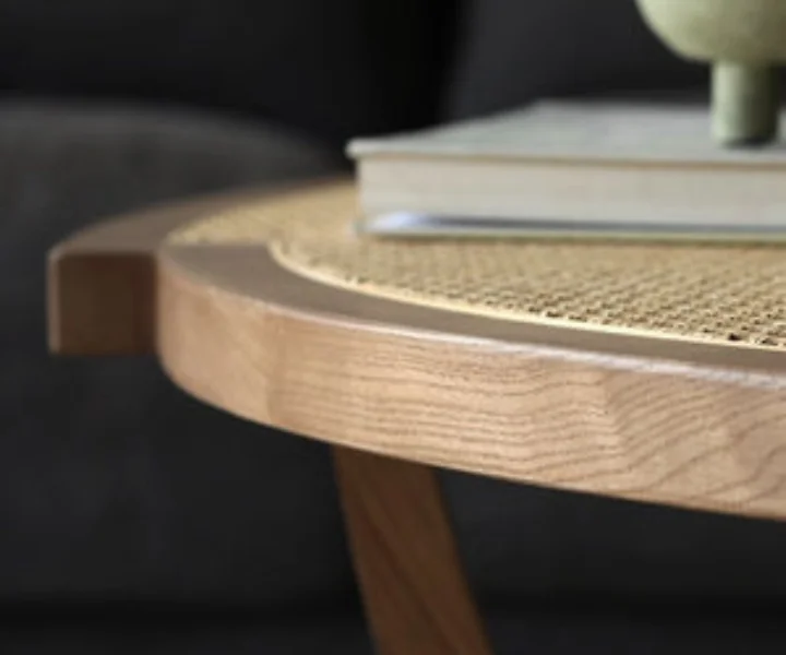 Handcrafted Solid Sheesham Wood Coffee Table for Living Room - Image 3