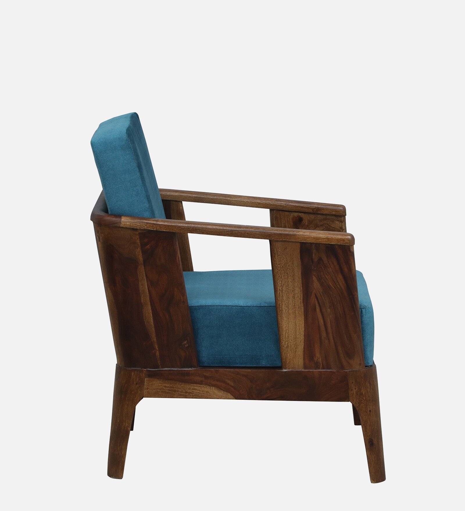 Premium Wooden Strong Sheesham Wood Single Seater Sofa for Living Room - Image 4