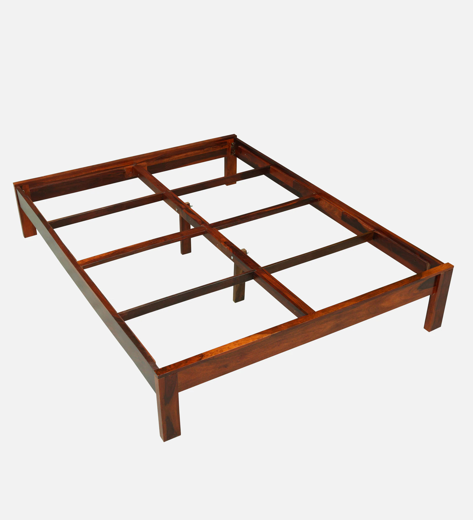 Prestoria Elegant Solid Sheesham Wood Bed with Modern Appeal - Image 4